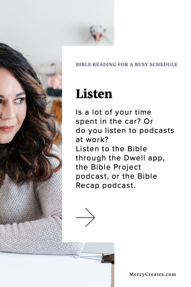 Listen to the Bible - Bible Study for a Busy Schedule