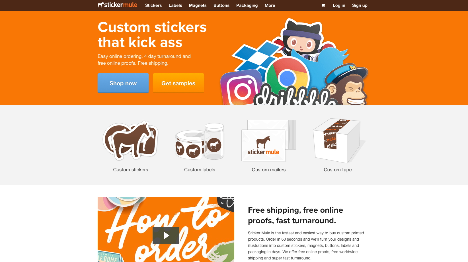 Sticker Mule: Stickers and Packaging Tape